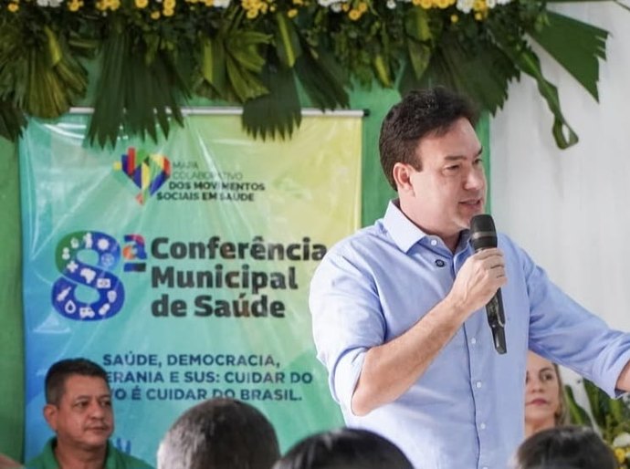 Prefeito Jorge Galvão participa da 8ª Conferência Municipal de Saúde de Jundiá