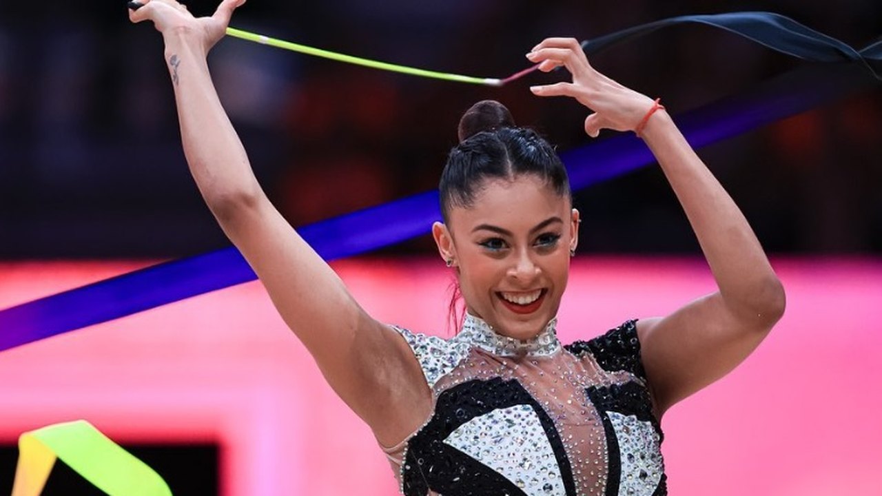 Bárbara Domingos coleciona feitos inéditos na história na ginástica rítmica e agora quer cinco ouros em Santiago-2023
