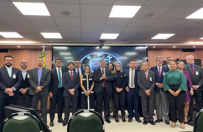Secretaria da Ressocialização prestigia lançamento da Força Penal Nacional em Brasília