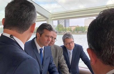 Quintella participa de visitas técnicas aos portos na Bélgica e Holanda