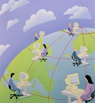 Mundo conectado na Internet