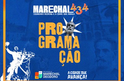 Marechal Deodoro celebra 434 anos; confira a programação