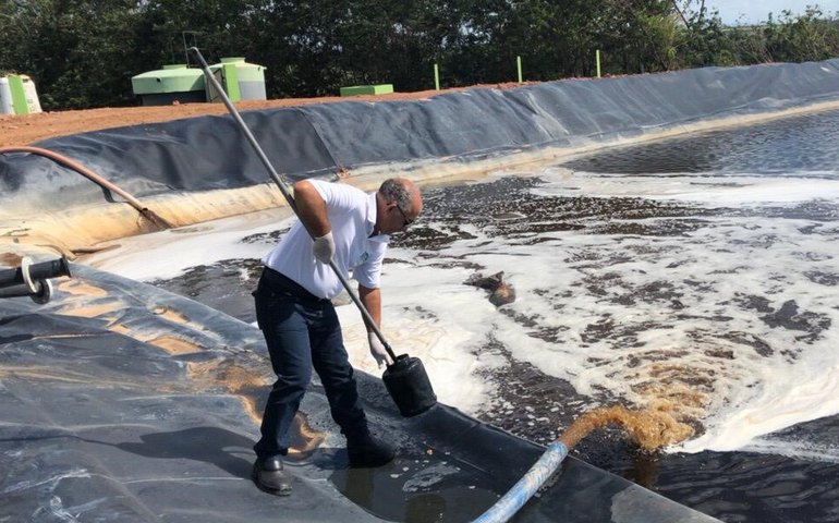 Riacho em Cruz das Almas pode estar contaminado por chorume do antigo lixão