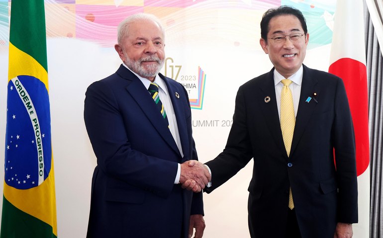 Premiê japonês anuncia a Lula isenção de visto para brasileiros e empréstimo de R$ 1 bilhão