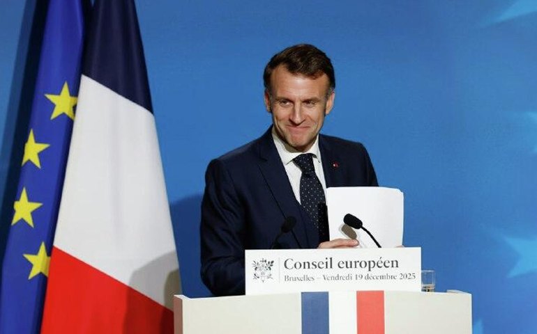 Macron teria rompido com posição alemã sobre ativos russos, diz imprensa