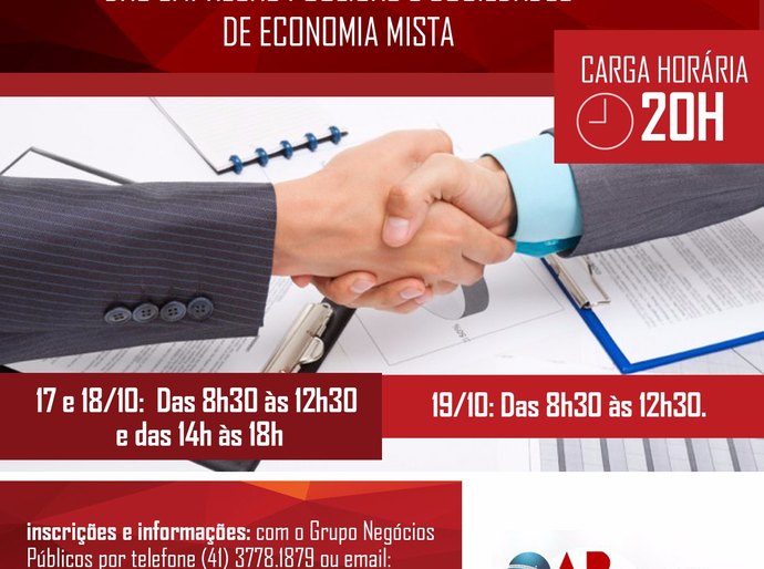 Parceria da OAB oferta curso sobre mudanças nas licitações e contratos