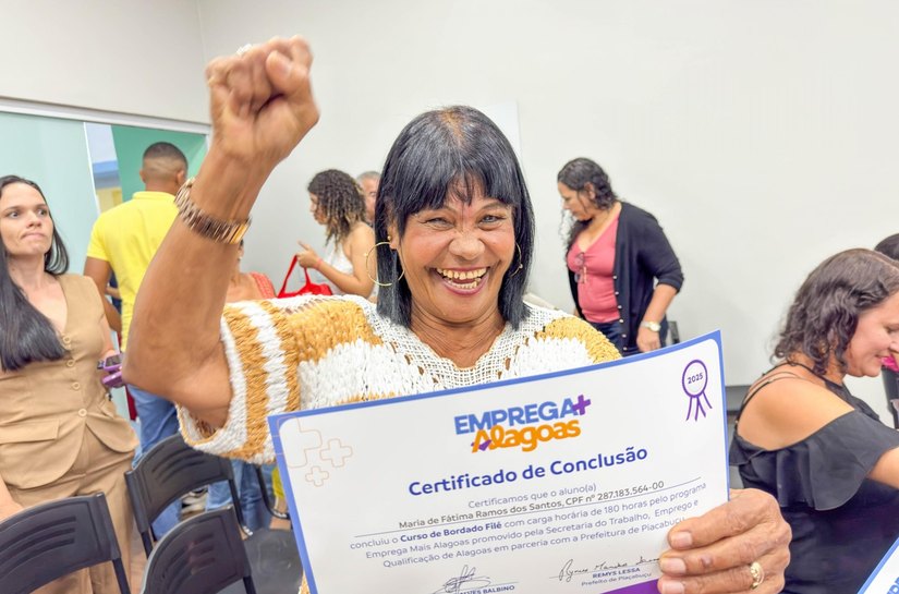 Bordado Filé: Secretaria do Trabalho forma primeira turma do curso no Emprega Mais Alagoas