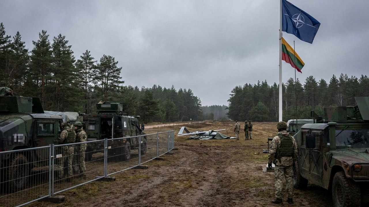 Otan derruba drone sobre a Lituânia pela 1ª vez; aparelho pode ter vindo de Belarus