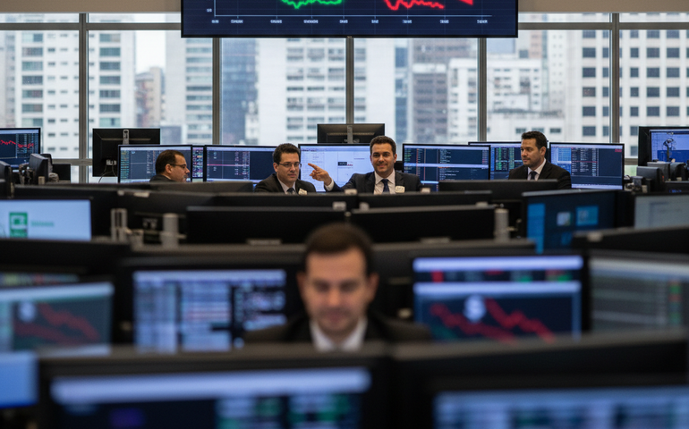 Dólar recua com operações de carry trade e atenção a cenário internacional