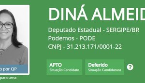 Deputada estadual eleita Diná Almeida