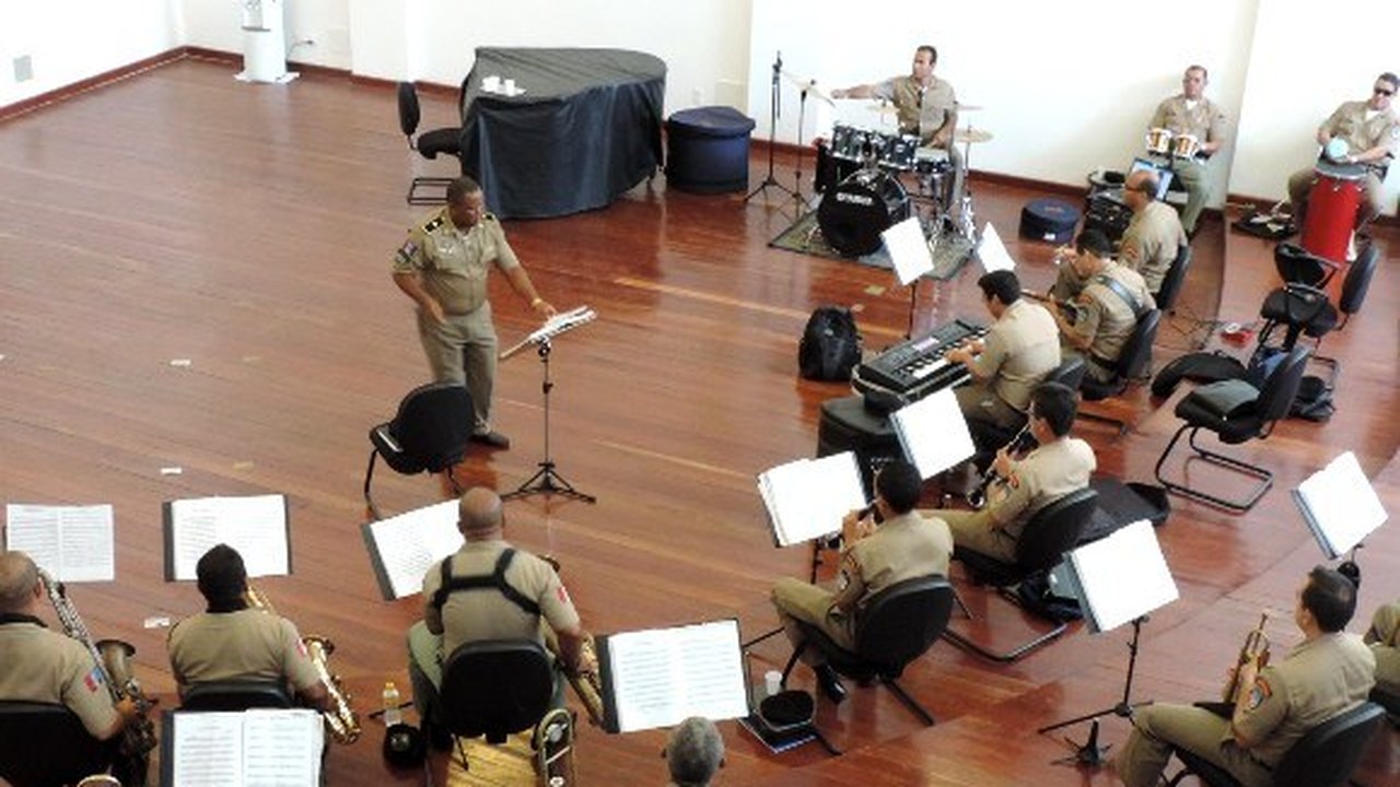 Banda da PM inicia série de ensaios no Deodoro para gravação de DVD