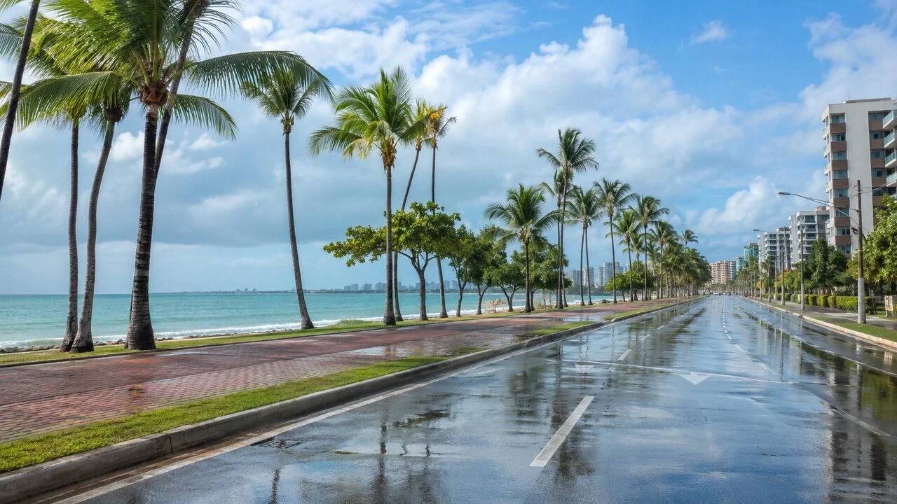 Maceió tem quarta com garoa fraca e máxima de 26,9°C