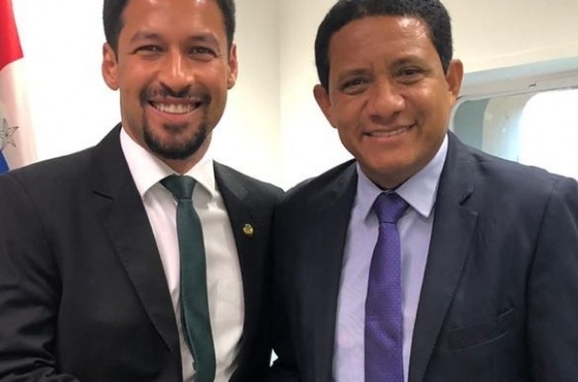 Palmeira: prefeito Júlio Cezar se reúne em Brasilia com senador Rodrigo Cunha