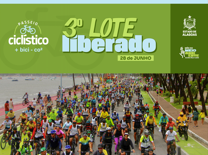 IMA/AL libera terceiro lote de inscrições para Passeio Ciclístico