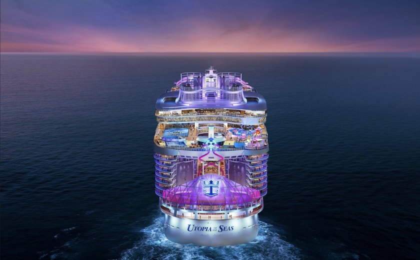 Royal Caribbean apresenta seu novo navio Utopia of the Seas