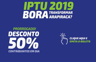 Arapiraca: IPTU 2019 também pode ser pago através de canal facilitado do Banco do Brasil 