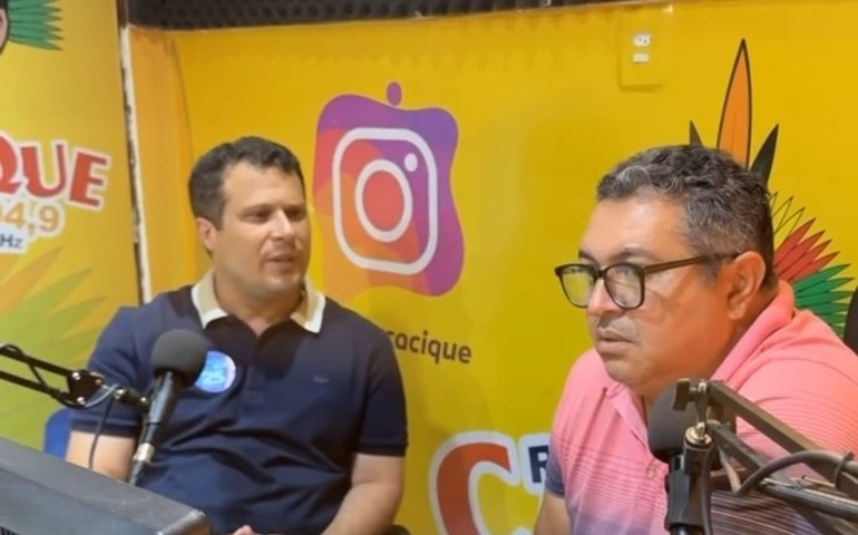 Gervásio Neto denuncia prefeito como 'ator e não gestor' e critica adversária Júlia Duarte por 'fugir dos debates' em entrevistas na Cacique e Tribunamix