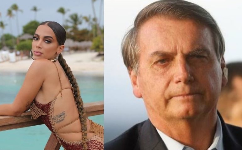 Anitta é alvo de Bolsonaro após publicação sobre DiCaprio e título de eleitor