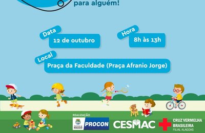 Dia das Crianças: Procon Maceió realiza Feira de Troca de Brinquedos