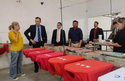 Conselho Penitenciário e Vara de Execuções Penais visitam oficinas do sistema prisional