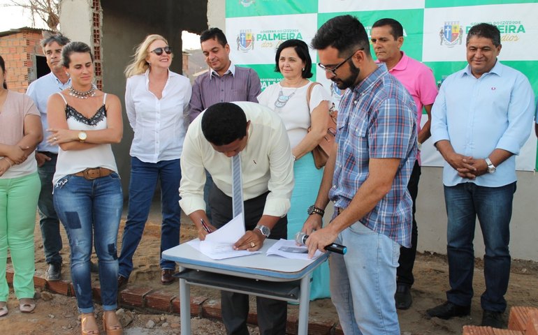 Prefeitura de Palmeira retoma obras do Centro de Captação e Distribuição de Alimentos