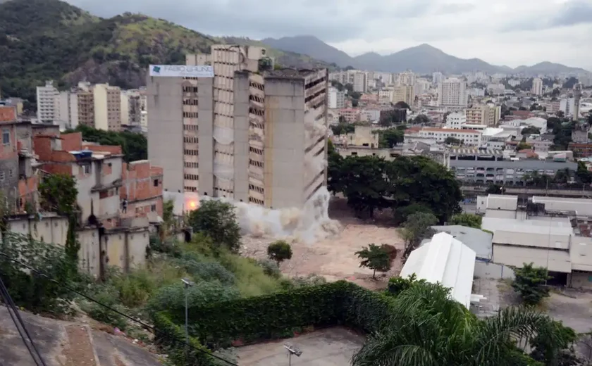 Prédio perto da rodoviária do Rio será implodido neste domingo