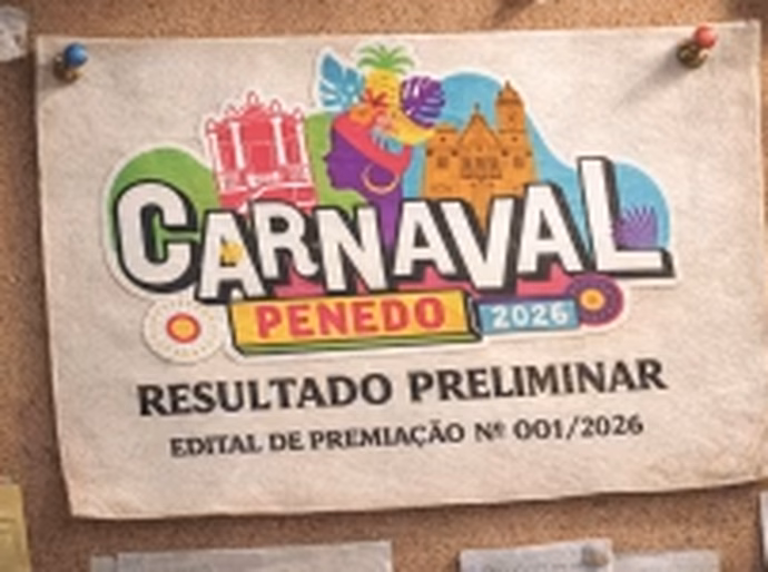 Prefeitura de Penedo divulga resultado preliminar do Edital de Premiação do Carnaval 2026