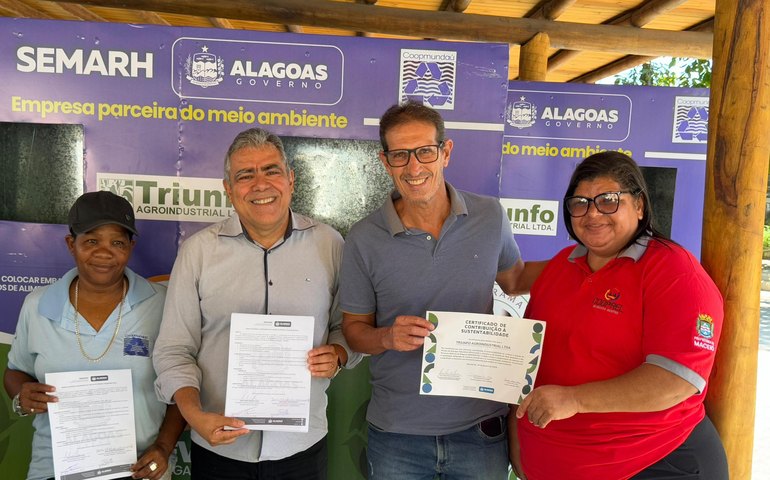 Parceria entre Secretaria do Meio Ambiente e Usina Triunfo fortalece cooperativas de catadores em Alagoas