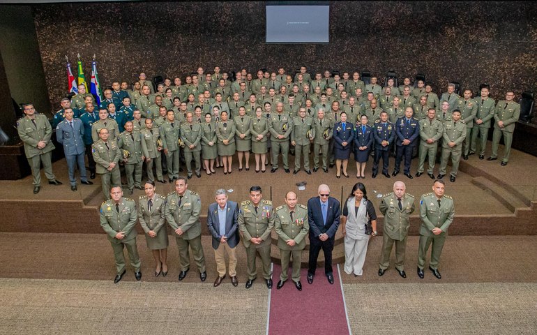 Polícia Militar realiza aula inaugural do 1º Curso de Comando e Estado-Maior
