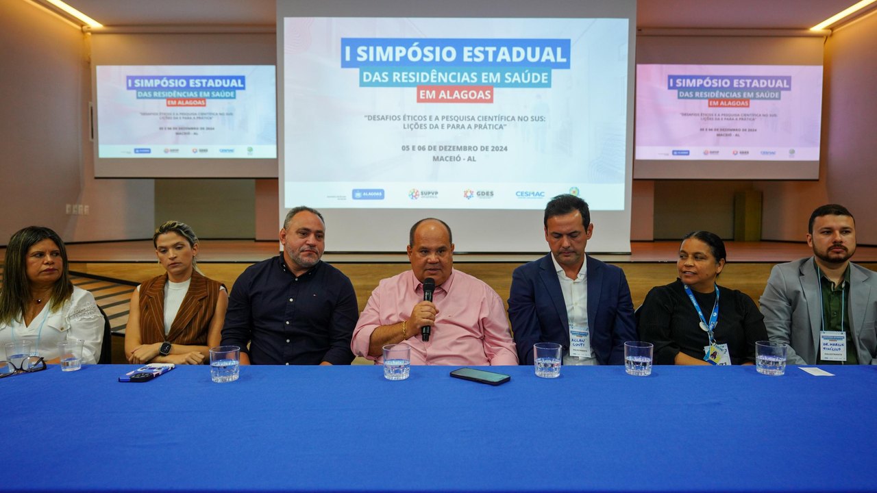 Sesau realiza I Simpósio Estadual de Residências em Saúde de Alagoas