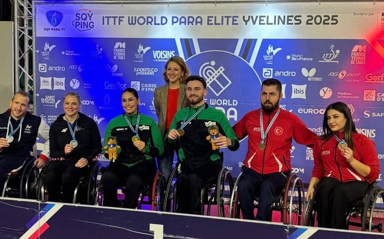 Tênis de mesa paralímpico: Thaís Severo leva ouro e prata na França