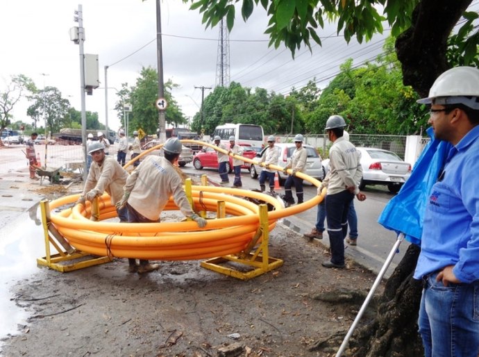 Arsal fiscaliza implantação de gasoduto no bairro Santos Dumont