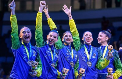 Brasil conquista duas medalhas inéditas no Mundial de Ginástica Rítmica, o melhor resultado do país na história da competição