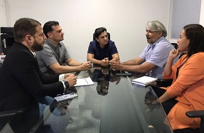 Presidente recebe diretores de tecnologia do Tribunal de Contas de Alagoas