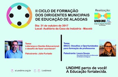 Undime/AL realiza II Ciclo de Formação para os Dirigentes Municipais de Educação nesta terça