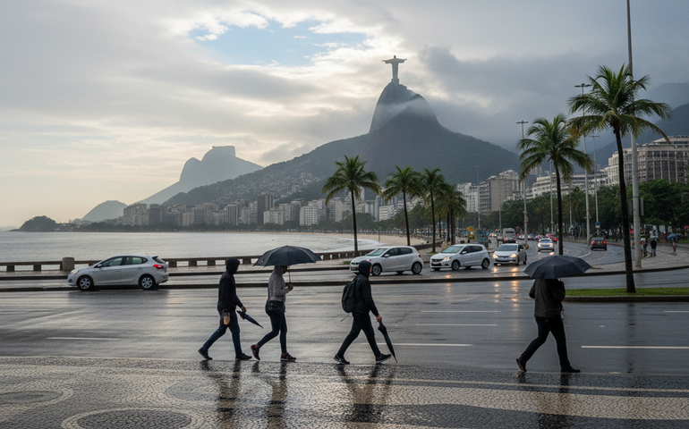 Município do Rio retorna ao estágio 1 após redução do risco de chuva