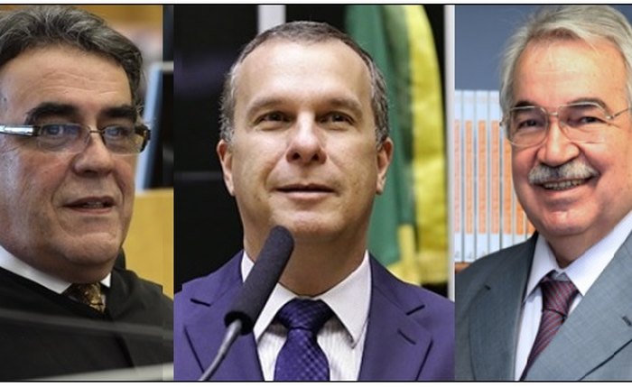 Ministro Aloysio Corrêa da Veiga, do TST, deputado federal Sérgio Toledo de Albuquerque´(PL-AL) e ministro Emmanoel Pereira