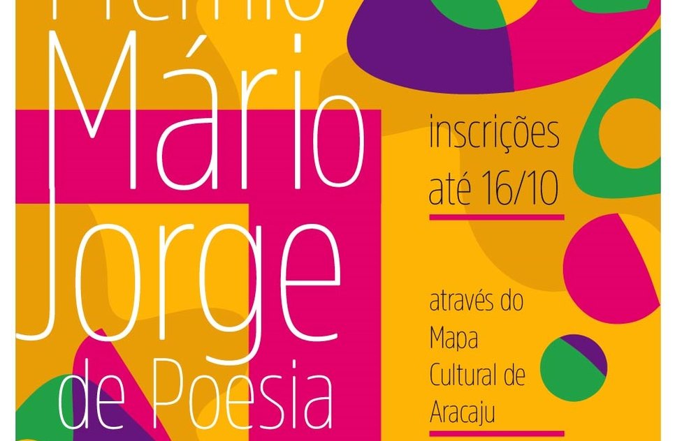 PREMIO MARIO JORGE DE POESIA / Foto: Funcaju