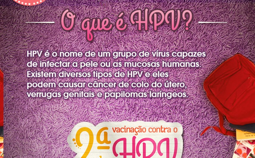 Profissional de saúde mobiliza município para vacinação contra o HPV