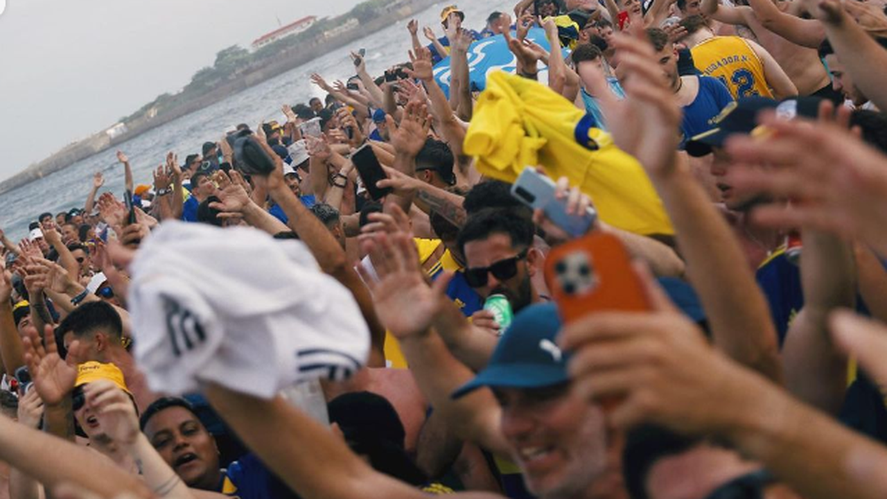 Torcida do Boca entra em conflito com PM nos arredores do Maracanã
