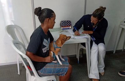 Gabinete da Causa Animal conclui triagem com o Castramóvel na Vila Saem