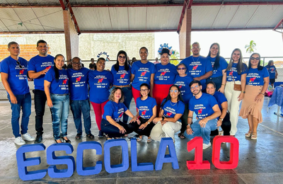 Estudantes participam de Aulão Saeb com gincana no Ginásio Marisa Leite em Piaçabuçu