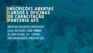 CURSOS FUNDAT UFS / Foto: Ascom/Fundat
