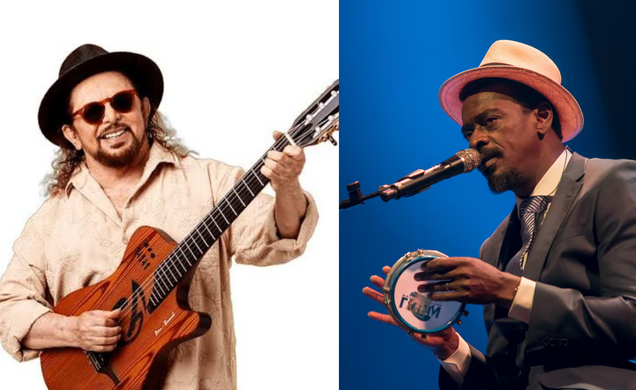 Geraldo Azevedo e Seu Jorge se apresentarão em evento gratuito em Maceió