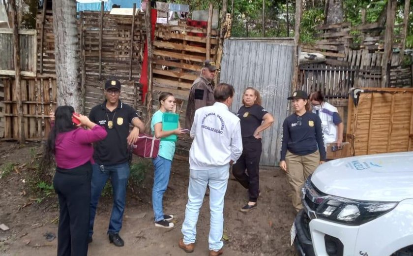 Vigilância Sanitária fiscaliza abrigo de animais e pocilgas em Riacho Doce