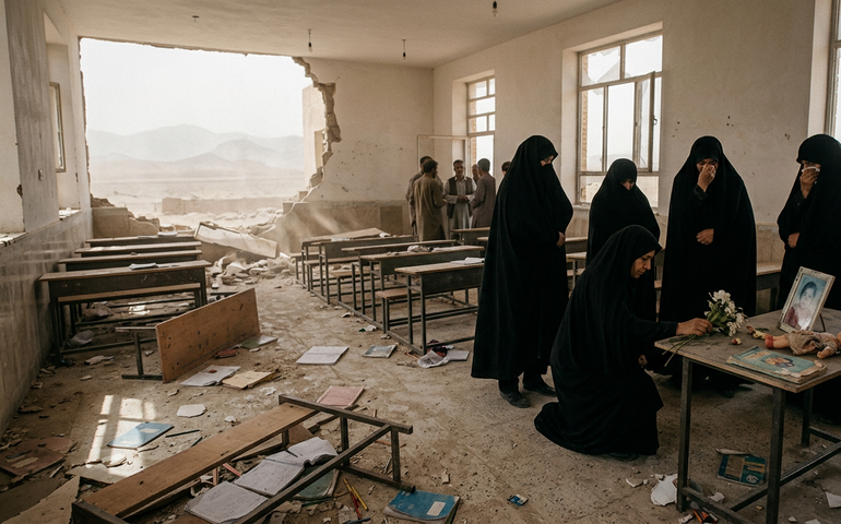 Zakharova lamenta silêncio sobre meninas mortas em ataque no Irã