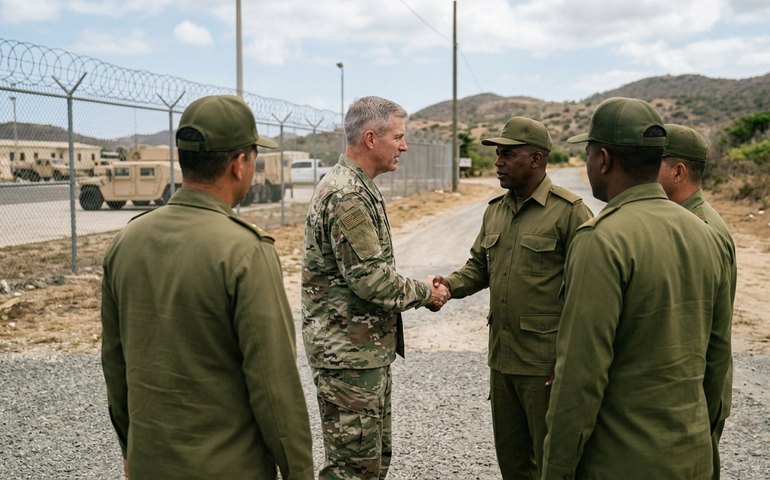 General dos EUA se reúne com militares cubanos próximo à Base de Guantánamo