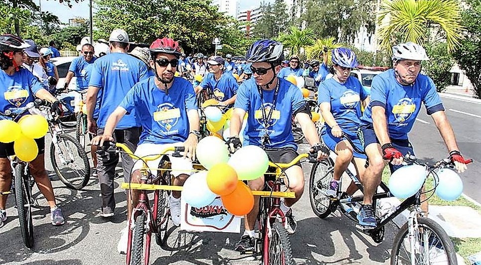 passeio ciclístico