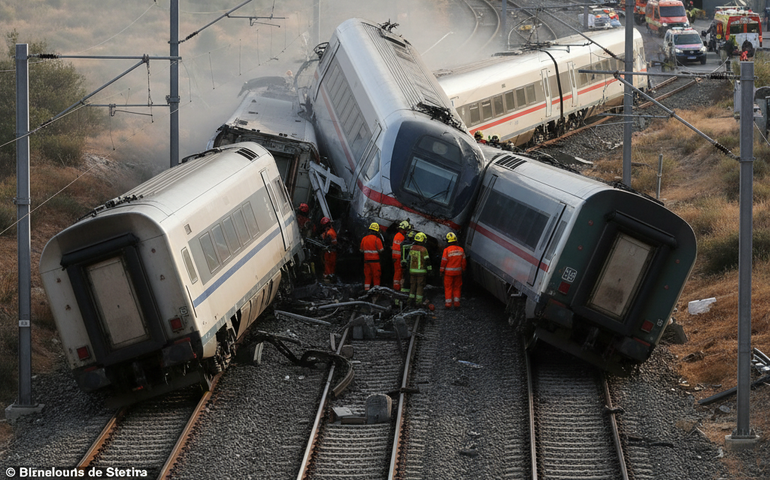 Acidente entre trens de alta velocidade na Espanha deixa ao menos 21 mortos
