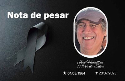 Celyrio Adamastor lamenta morte de José Hamilton Alves da Silva